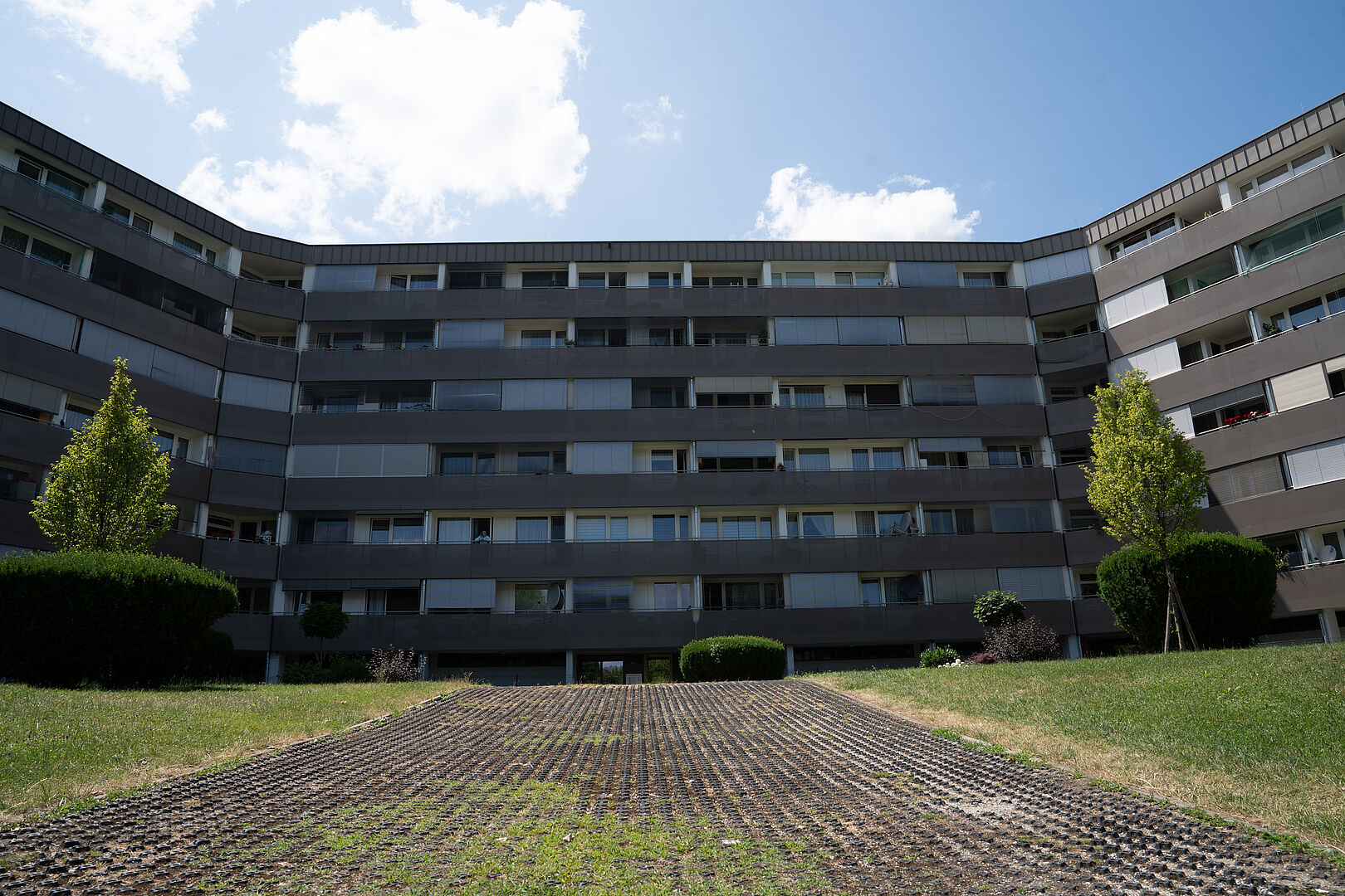 Die Goethesiedlung wurde in den 60er und 70er Jahre errichtet.