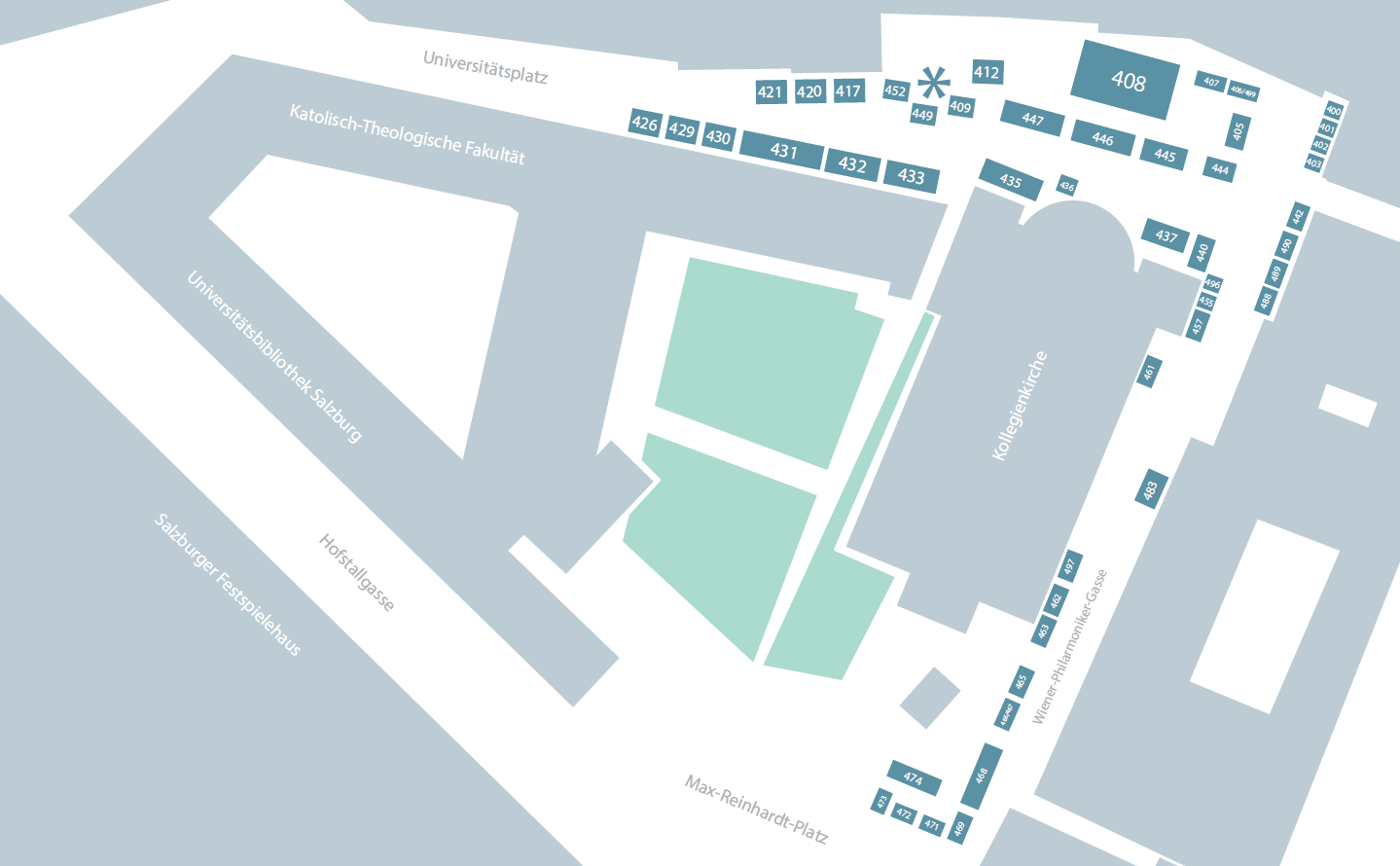 Übersichtsplan Grünmarkt Samstag