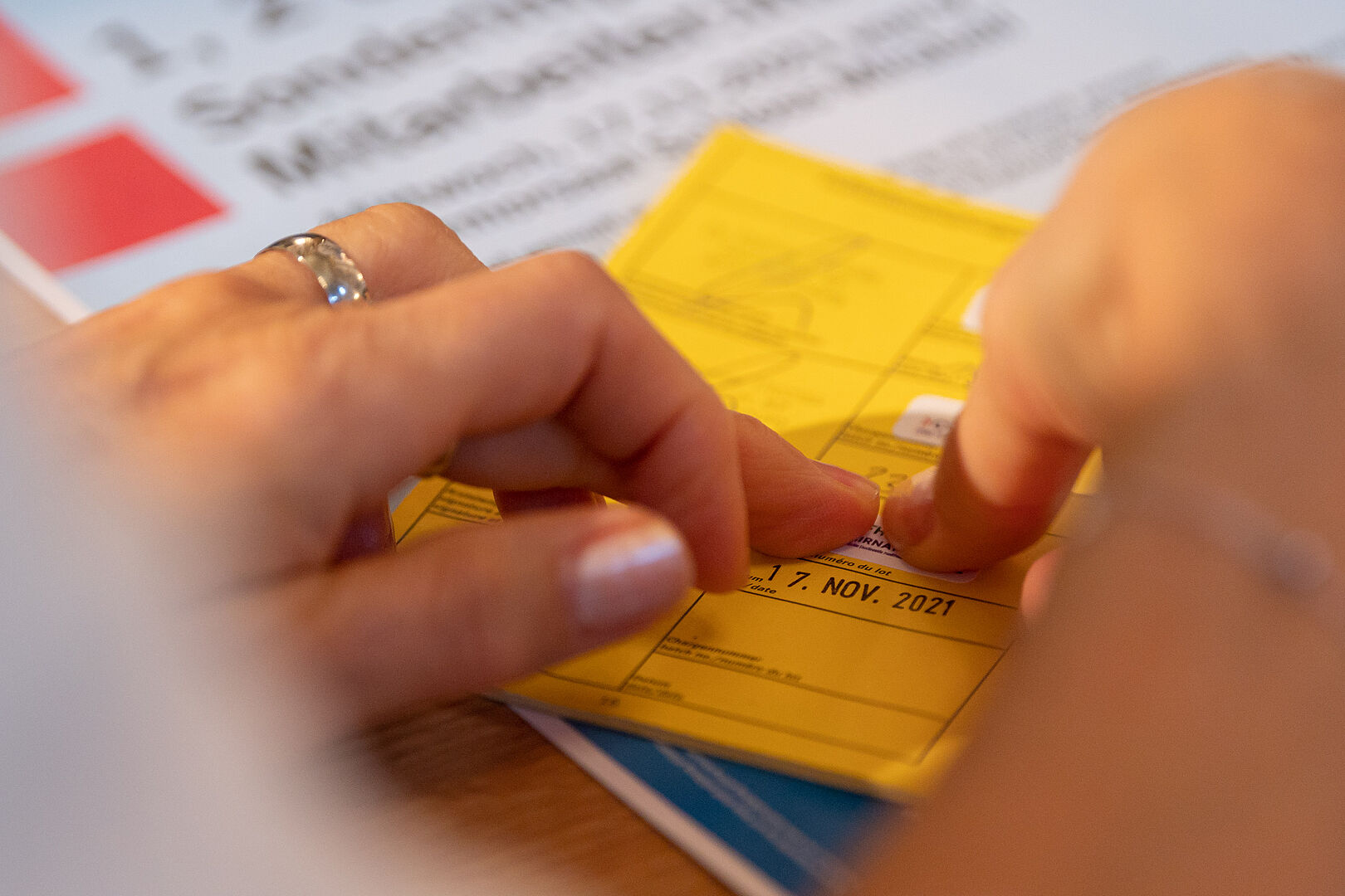 Mit dem Impfpass, können Sie Ihren aktuellen Impfschutz abklären lassen.