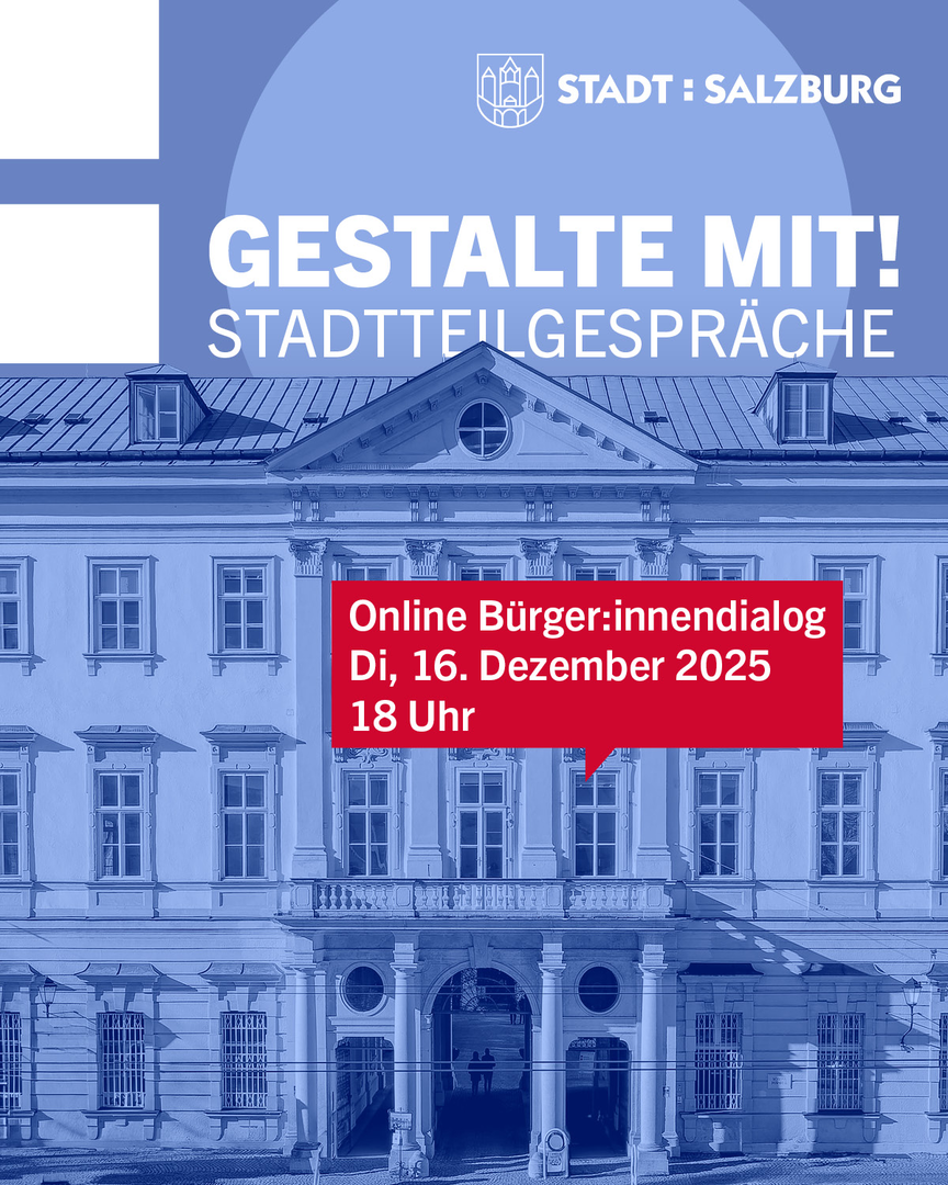 Karte "Gestalte mit" mit Schloss Mirabell als Bild