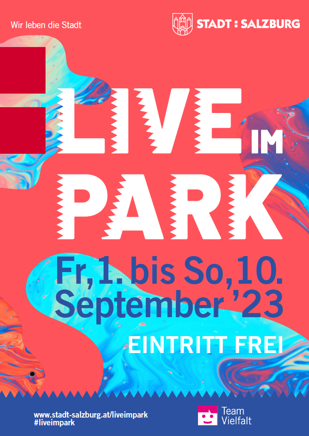 Plakat "Live im Park"