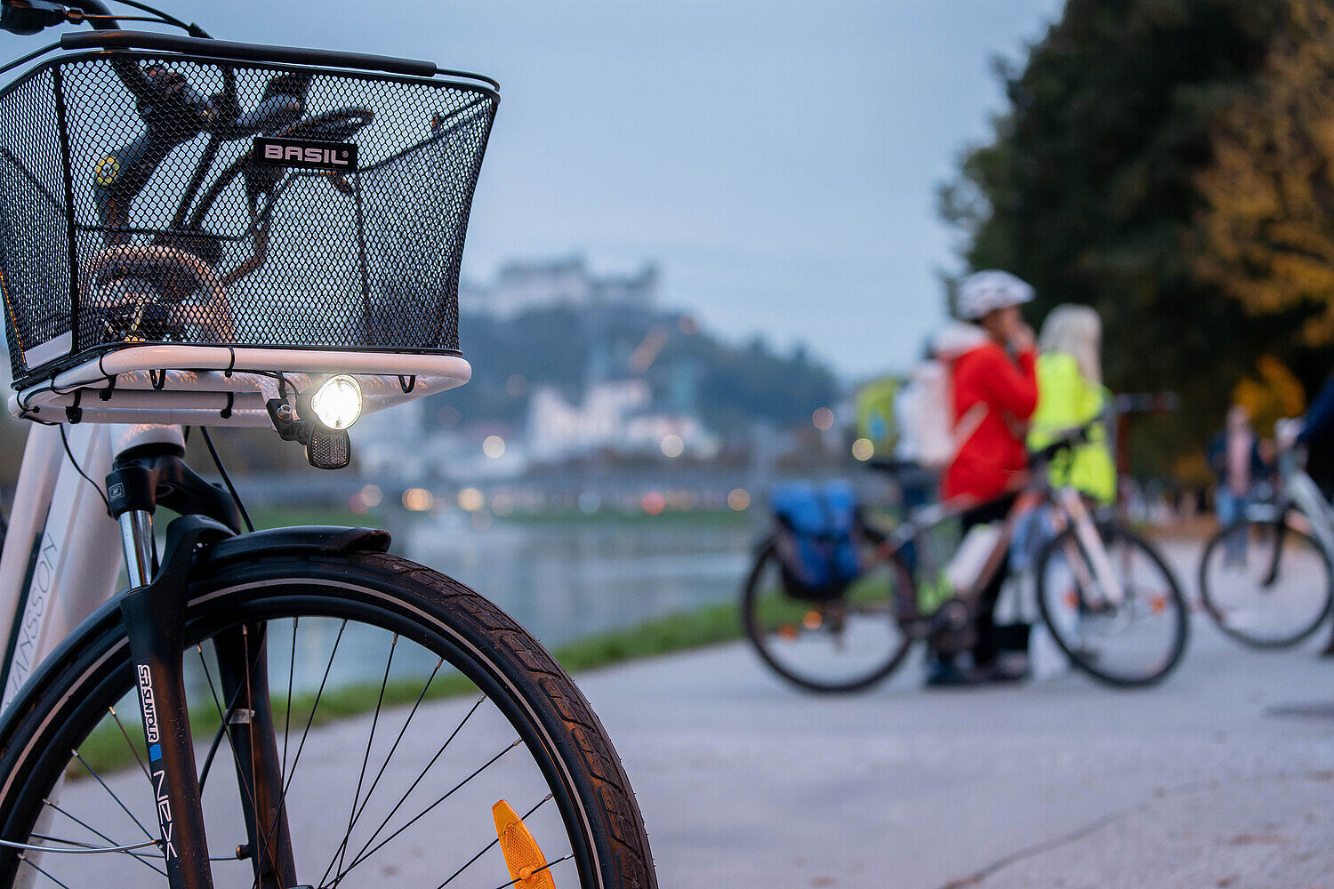 Im Winter Radfahren bringt den Kreislauf in Schwung!