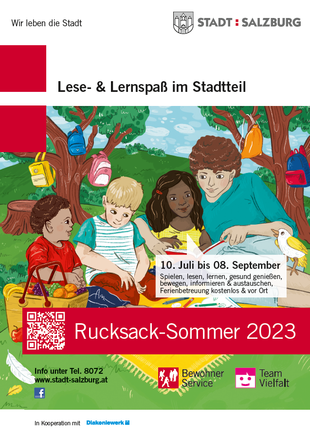 Plakat "Rucksack-Sommer"