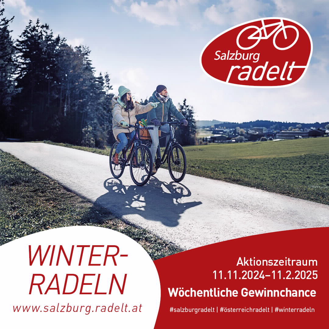 Im Winter Radfahren bringt den Kreislauf in Schwung