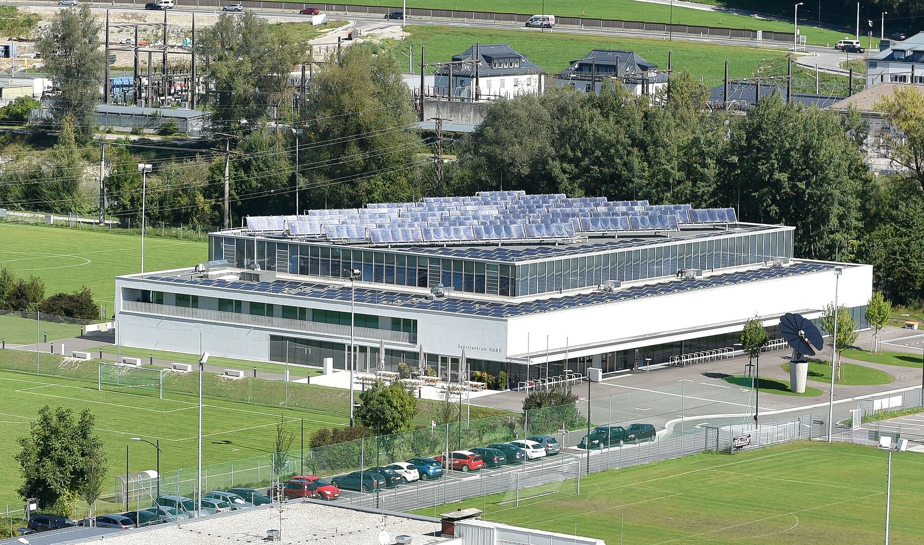 Sportzentrum Nord: Das energieeffizienteste Gebäude Österreichs