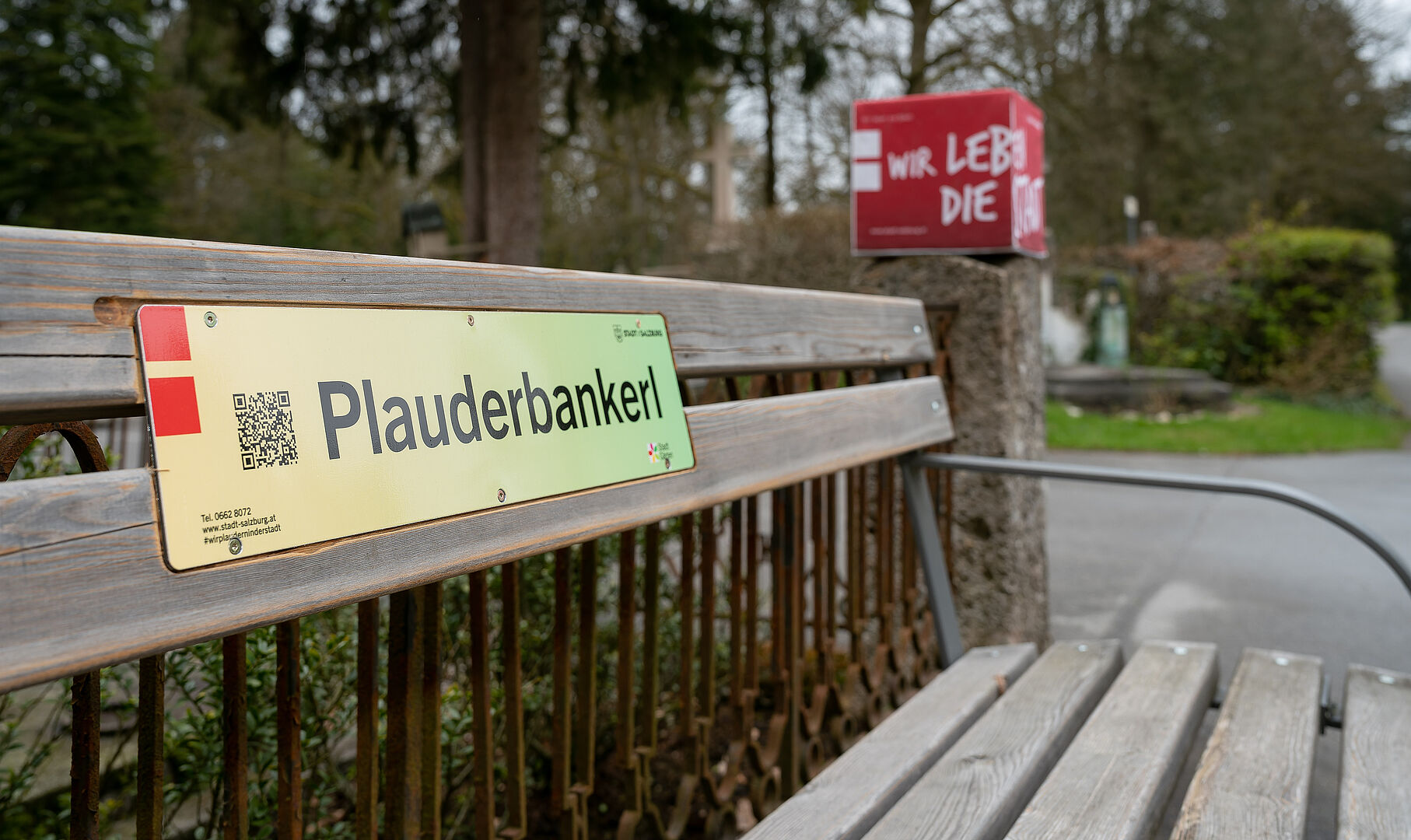 Bankerl lädt zum Plaudern ein