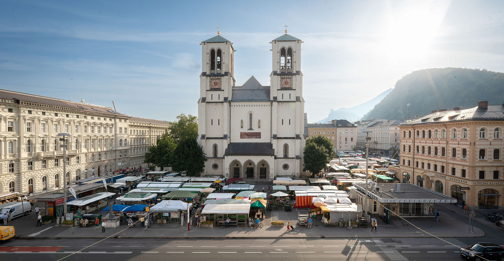 Schranne rund um die Andräkirche (Archivbild)