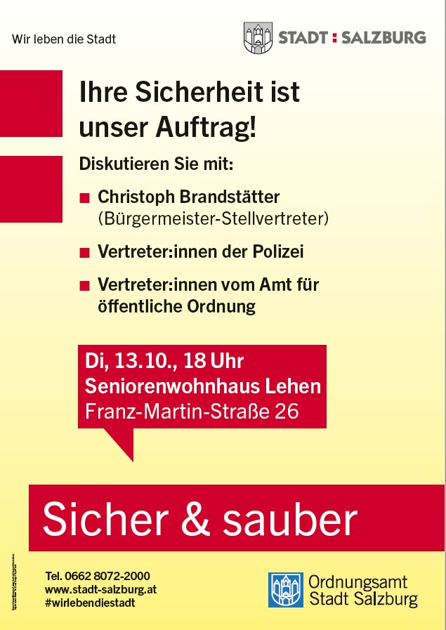 Die Veranstaltungsreihe startet am Dienstag, 13. Oktober.