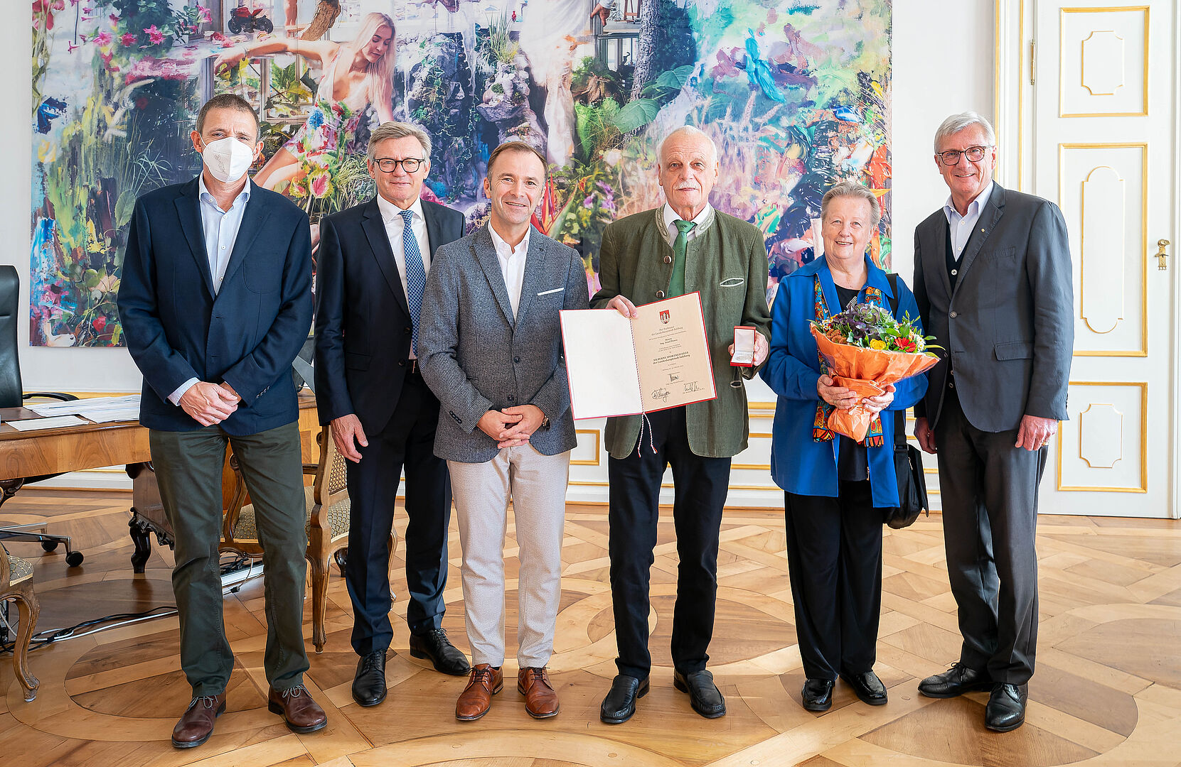 Sportmedaille in Silber für Josef Penco