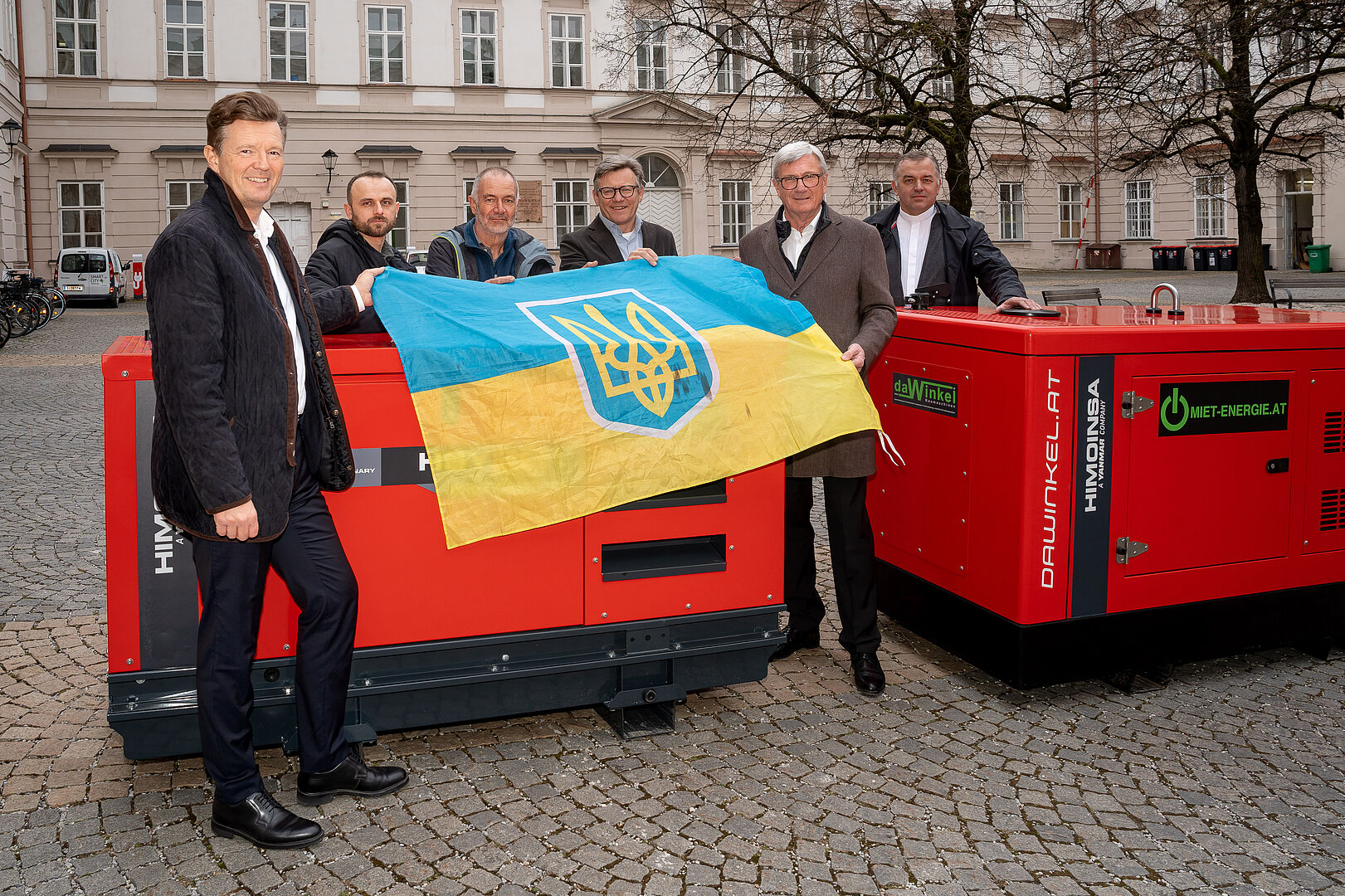 Zwei Notstrom-Aggregate für die Ukraine: