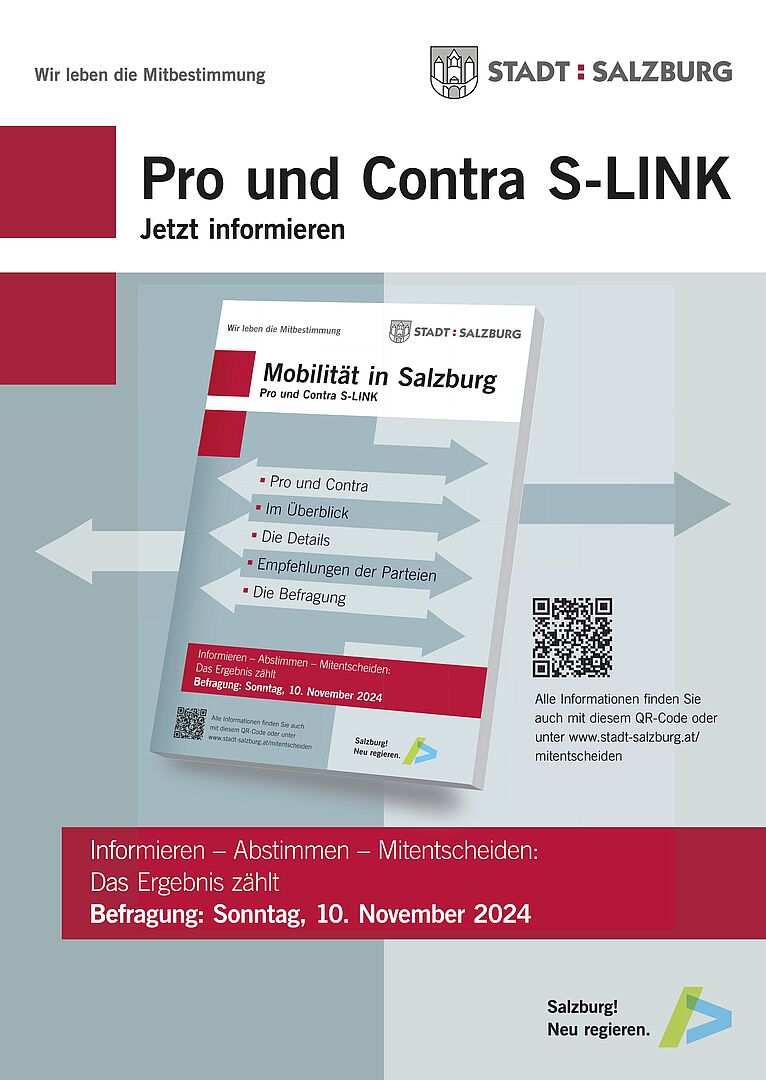 Abstimmungsbüchlein zur bevorstehenden S-Link Befragung: