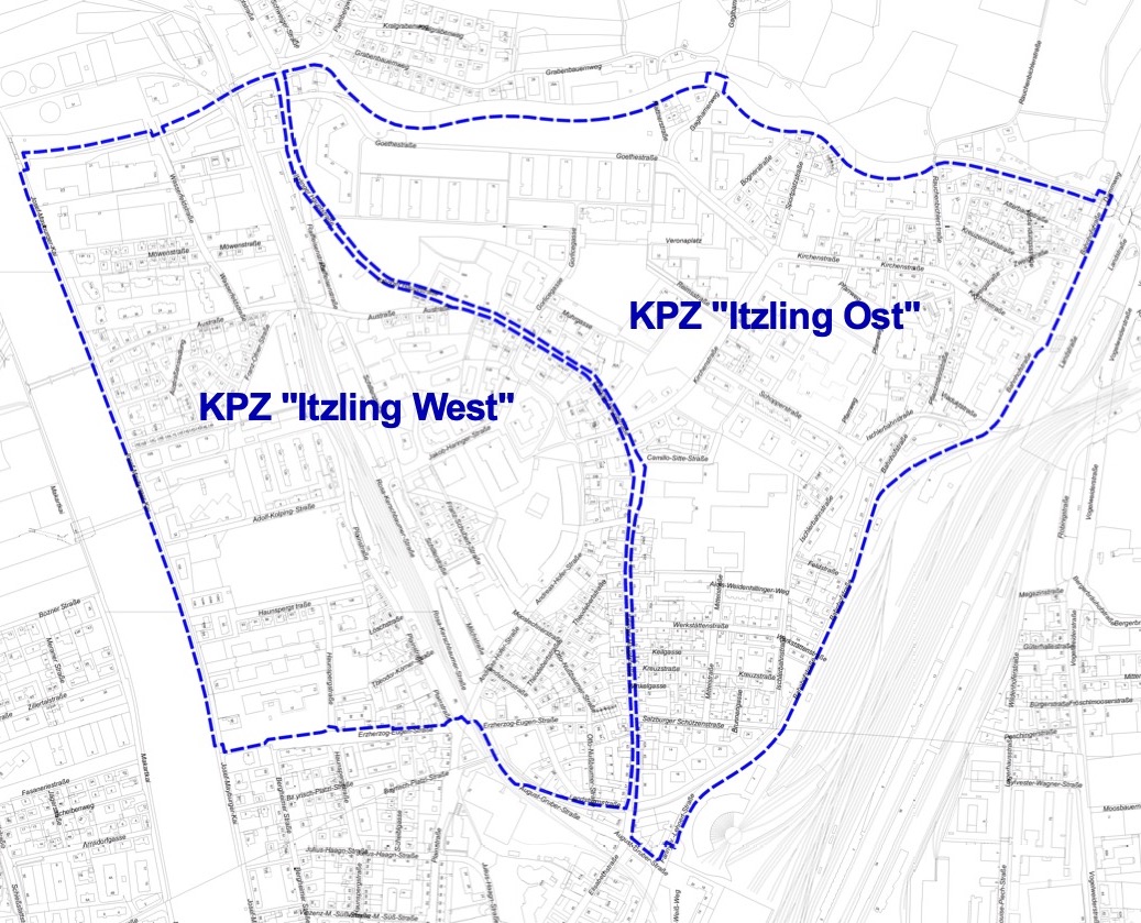 Gebührenfreie Kurzparkzone im Stadtteil Itzling