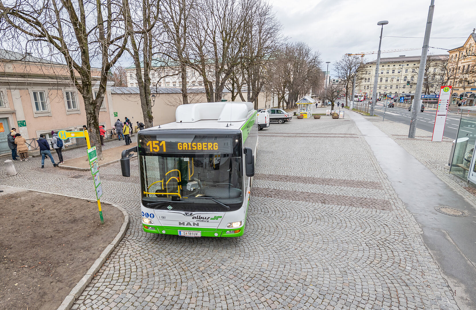Gaisbergbus Linie 151; Start Mirabellplatz - Ziel Gaisberg