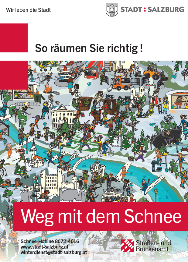 Der Winterdienst-Folder unterstützt Hauseigentümer und Hausverwalter
