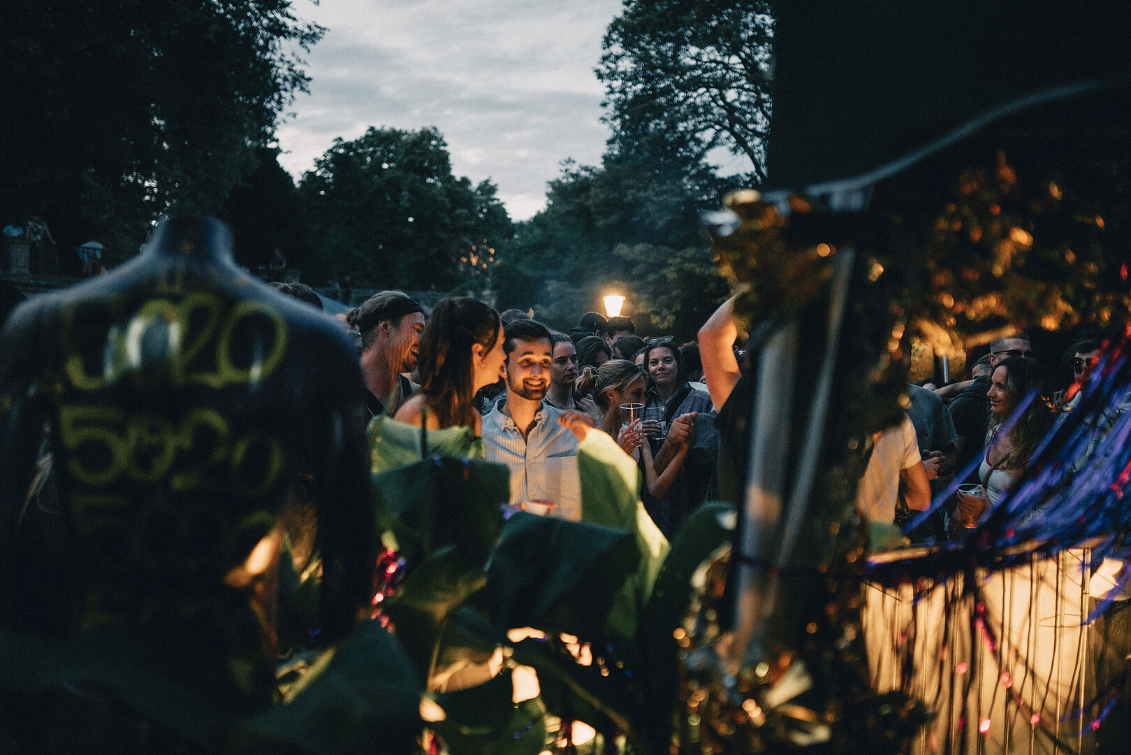 Die DJ-Stage beim Kunstpavillon war eine der Locations