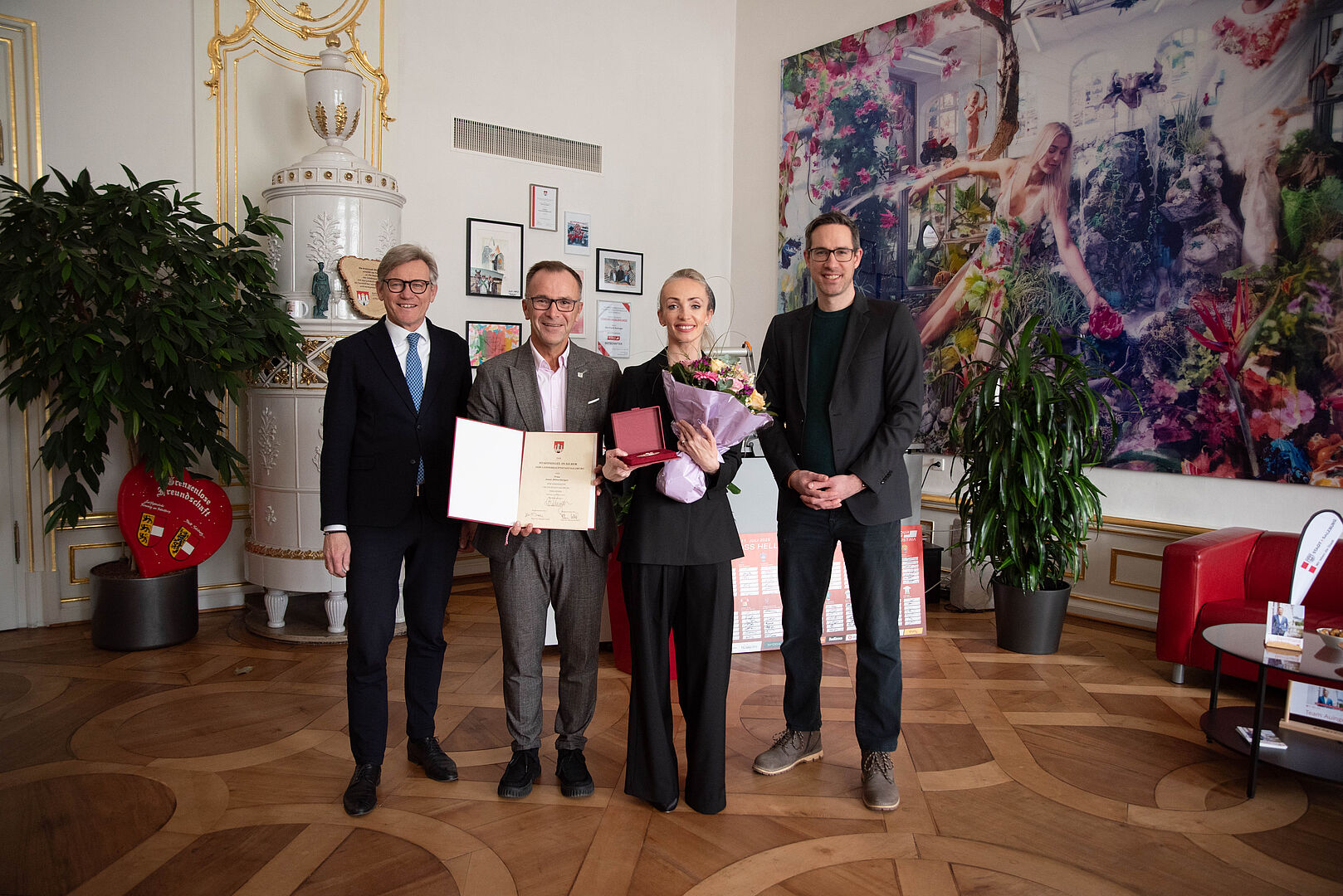 Stadtsiegel in Silber für Anna Mitterberger