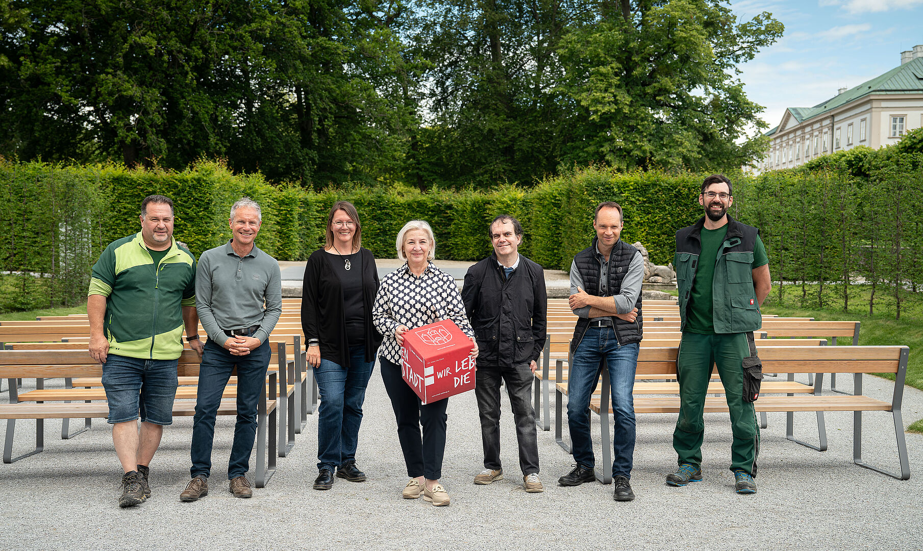Das Heckentheater ist eröffnet Das Heckentheater ist eröffnet