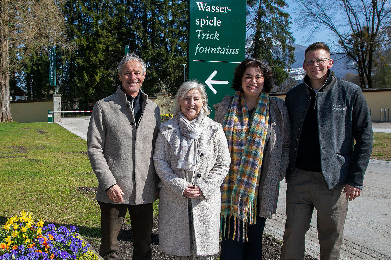 Eröffneten die Wasserspiele