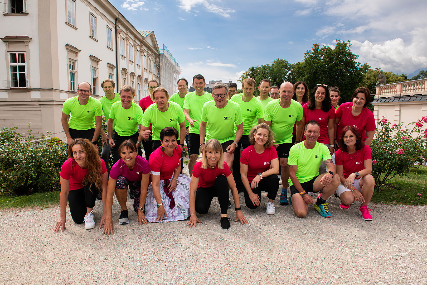 Die Teams der Stadtverwaltung in Startposition