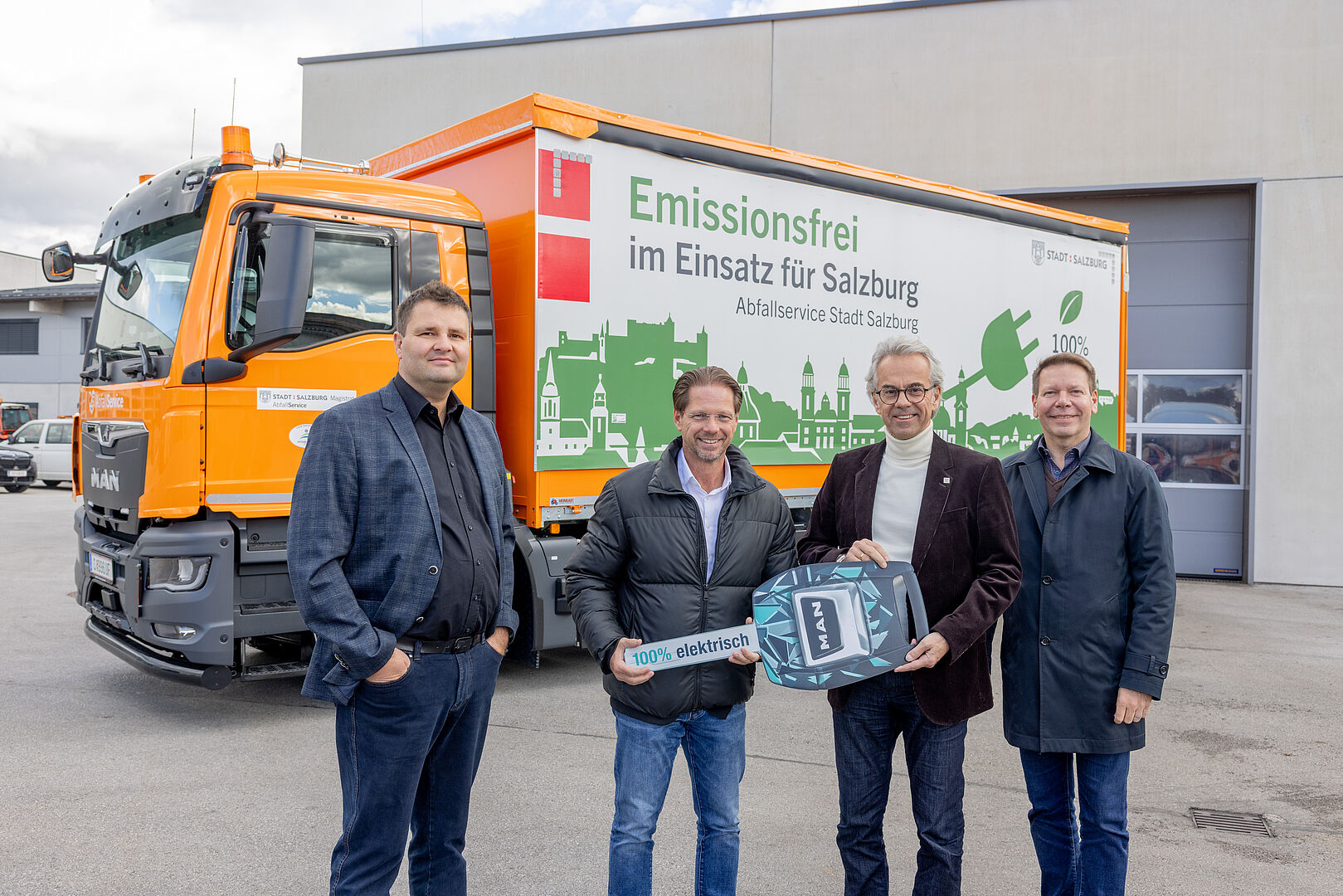 Neuer Elektro-Lkw für das Abfallservice