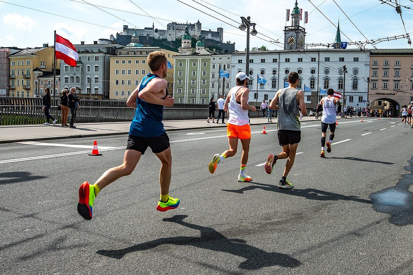 Verkehrsbehinderungen zwischen 8 und 14.30 Uhr Salzburg Marathon am 12.5.