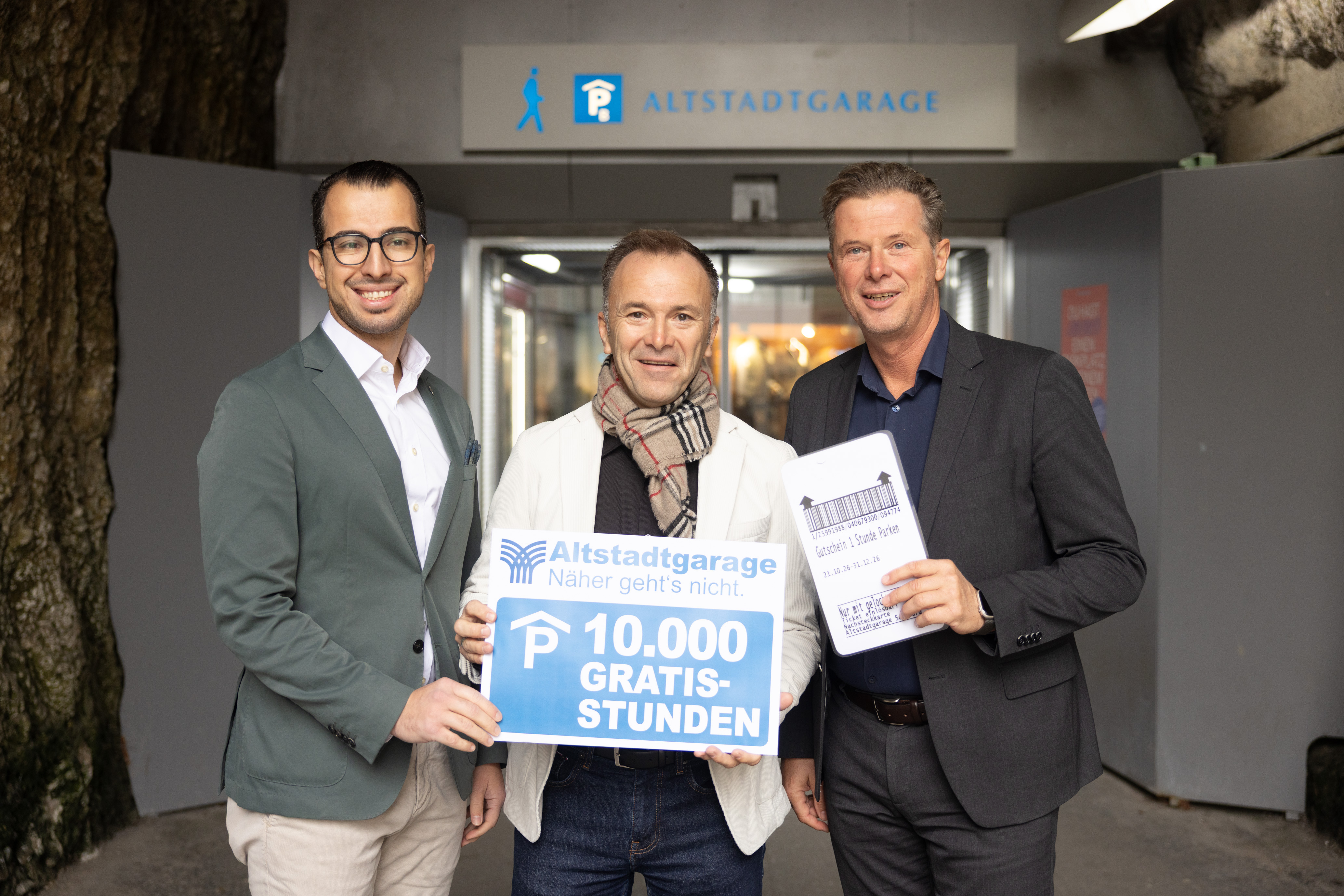 10.000 Gratis-Parkstunden im November in der Altstadtgarage