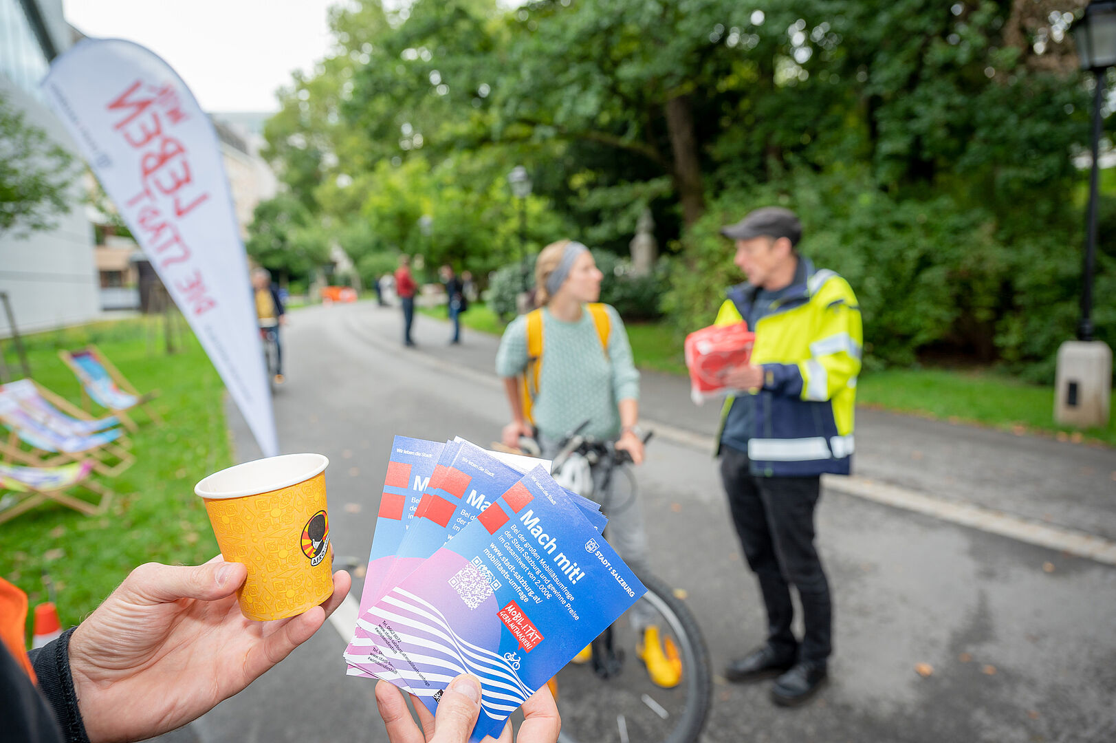 In 27 Fragen konnten sich Radfahrer und Nicht-Radfahrerinnen äußern.