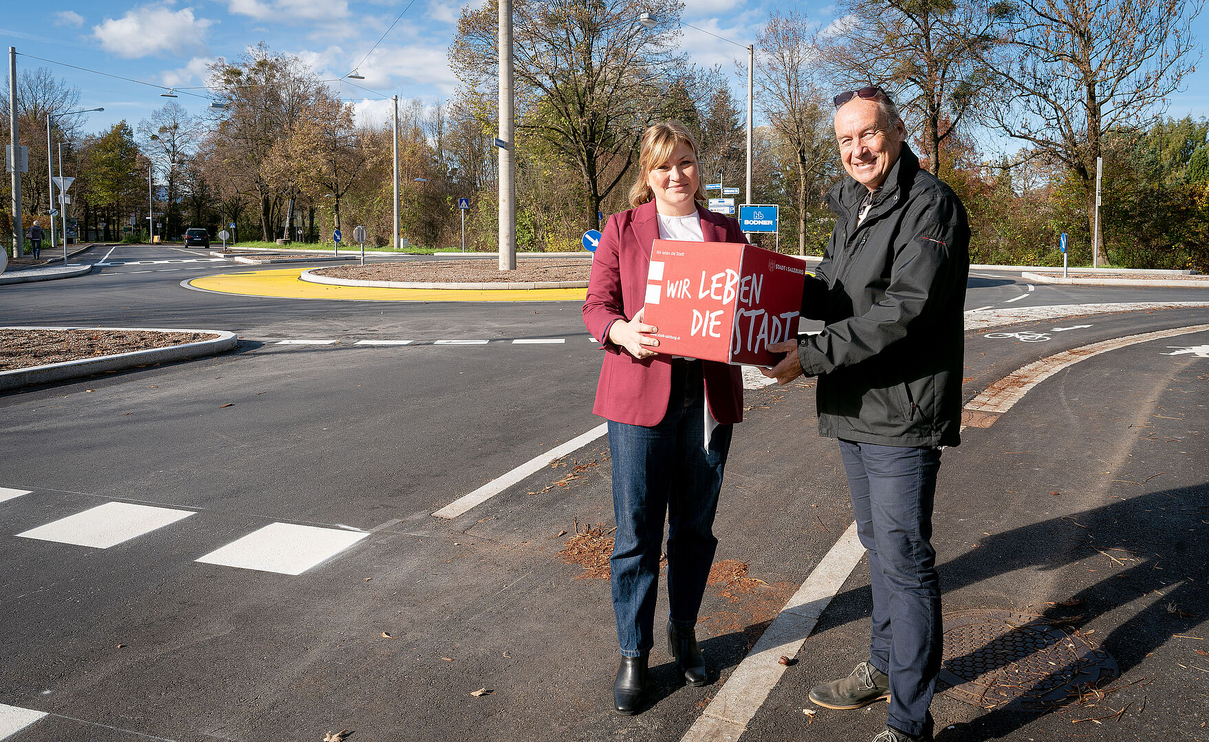 Mehr Sicherheit und mehr Grün in der Hofhaymer-Allee: