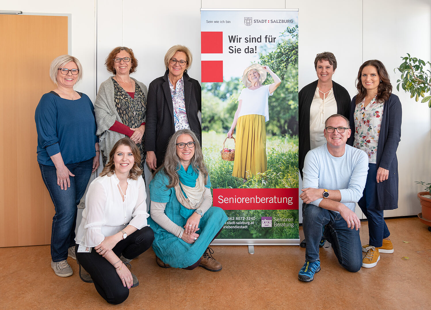 Das Team der Seniorenberatung der Stadt Salzburg