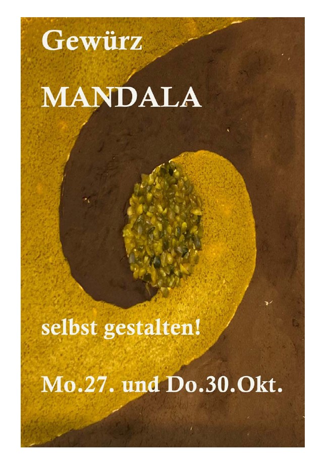 Plakatsujet Gewürz MANDALA