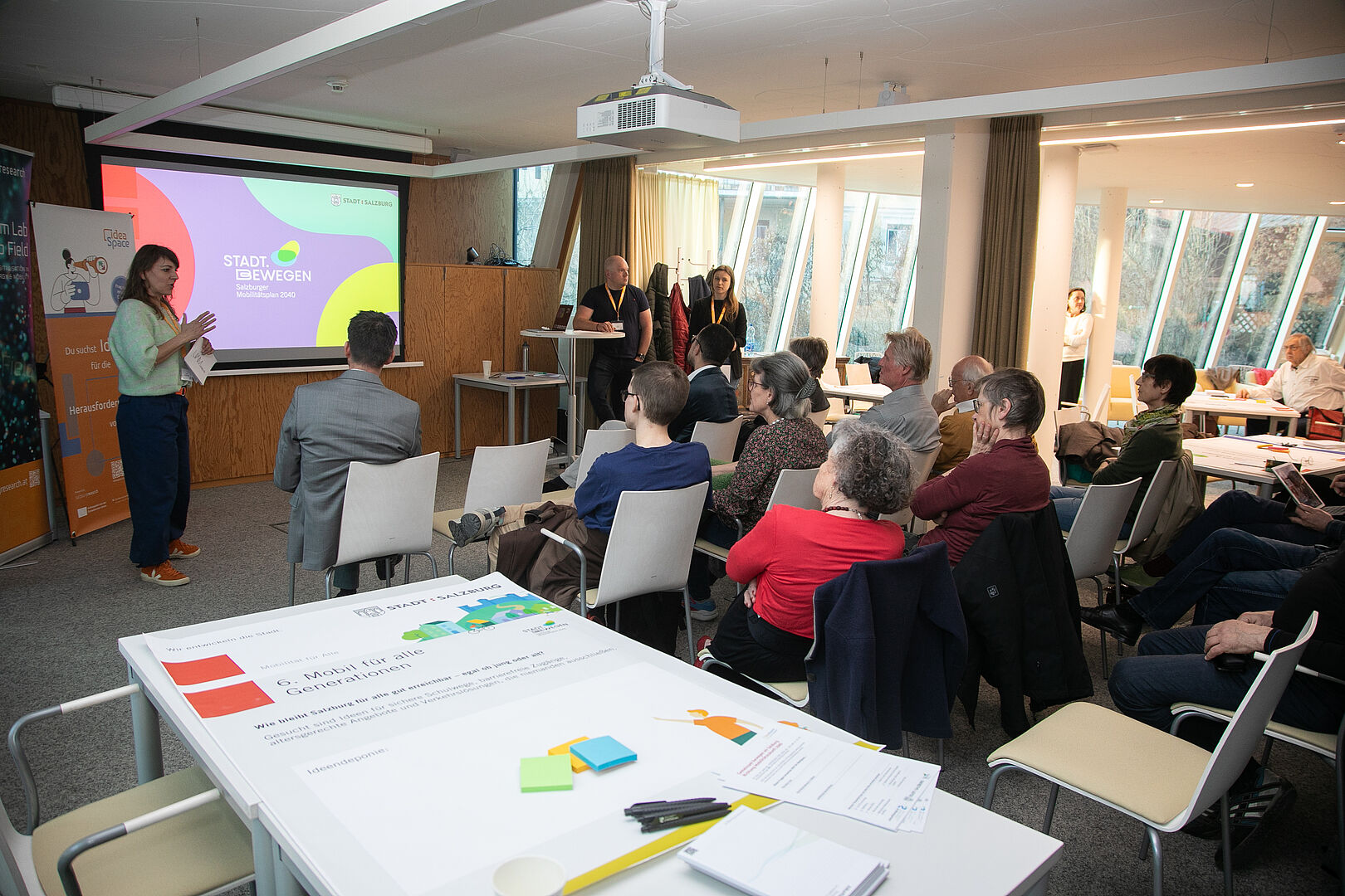 Salzburg Verbinden: Die im März abgehaltenen Ideenworkshops zum Salzburger Mobilitätsplan waren ein wichtiger Teil für die Beteiligung der Salzburger:innen