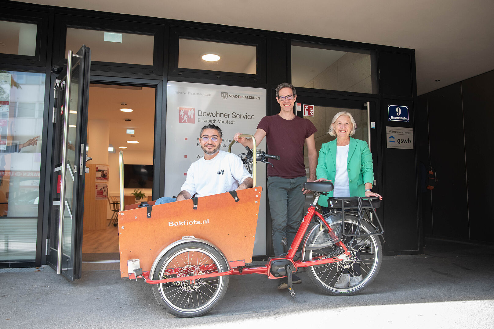 Endlich auch im BWS Elisabeth-Vorstadt: Das E-lastenrad "Evo" ist ab jetzt zum Ausleihen verfügbar!
