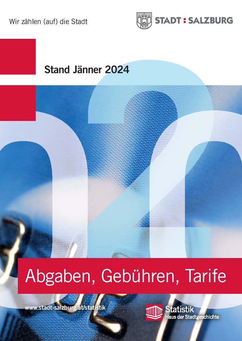 Im handlichen Folder finden die Bürger:innen alle Informationen zu den Gebühren und Tarifen 2024