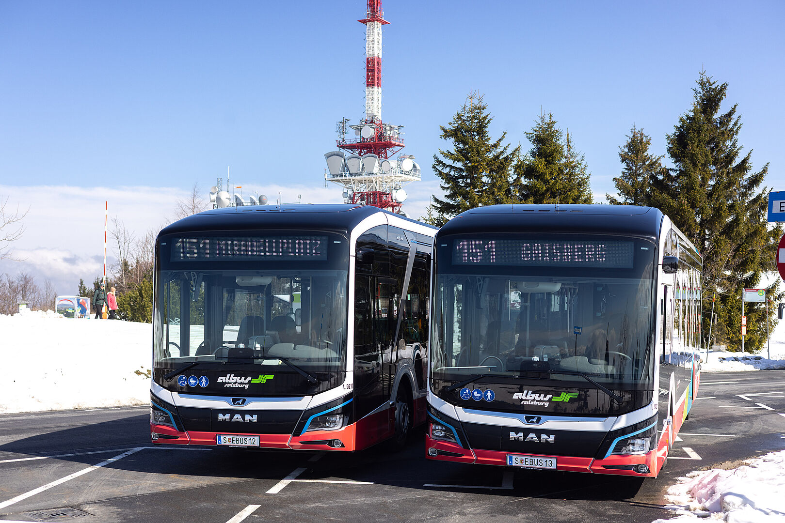 Die Linie 151 bringt Salzburger:innen sicher auf den Gaisberg - auch zu Silvester.