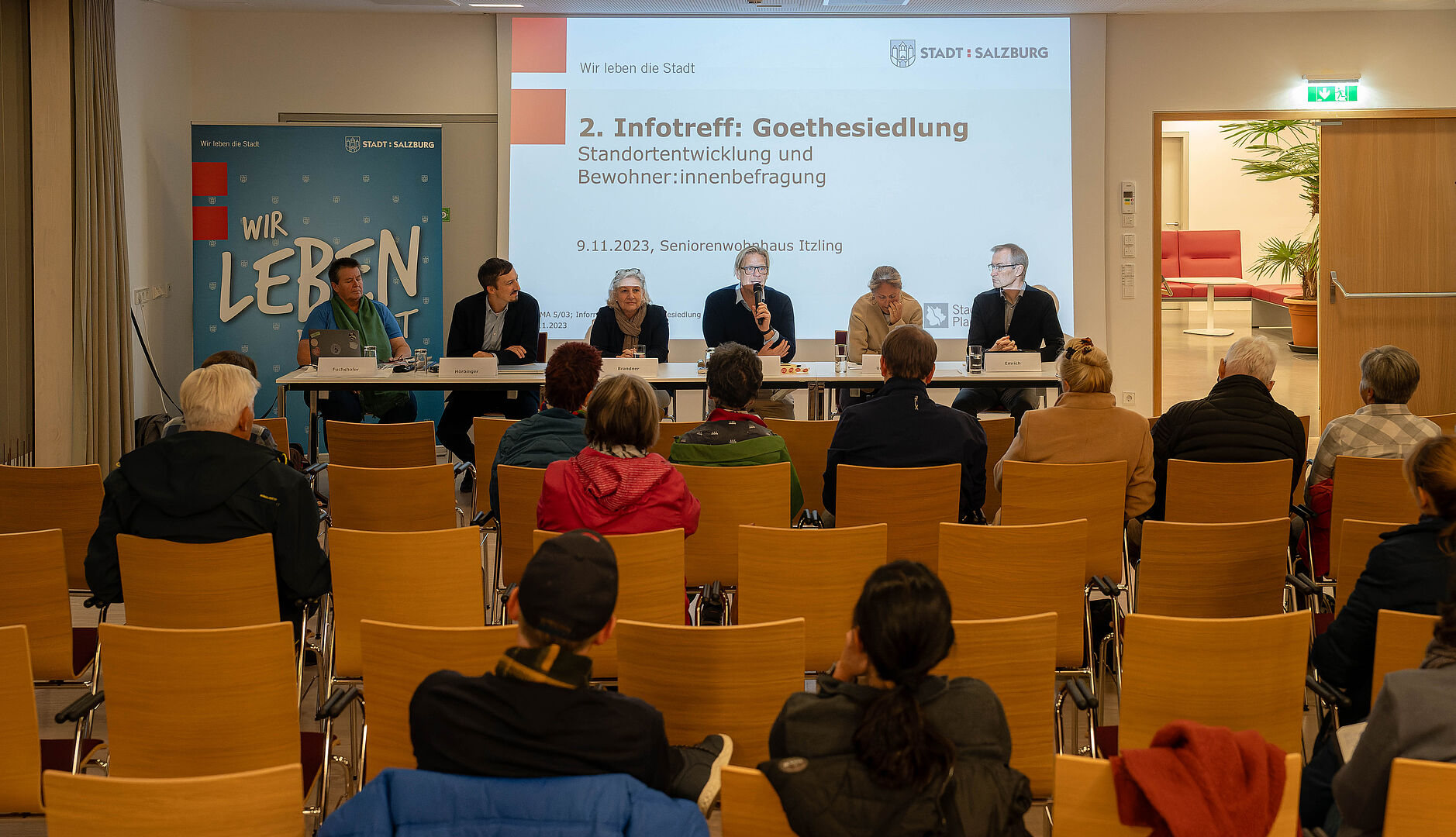 Gestern fand der zweite Infotreff zur Standortentwicklung Goethesiedlung statt