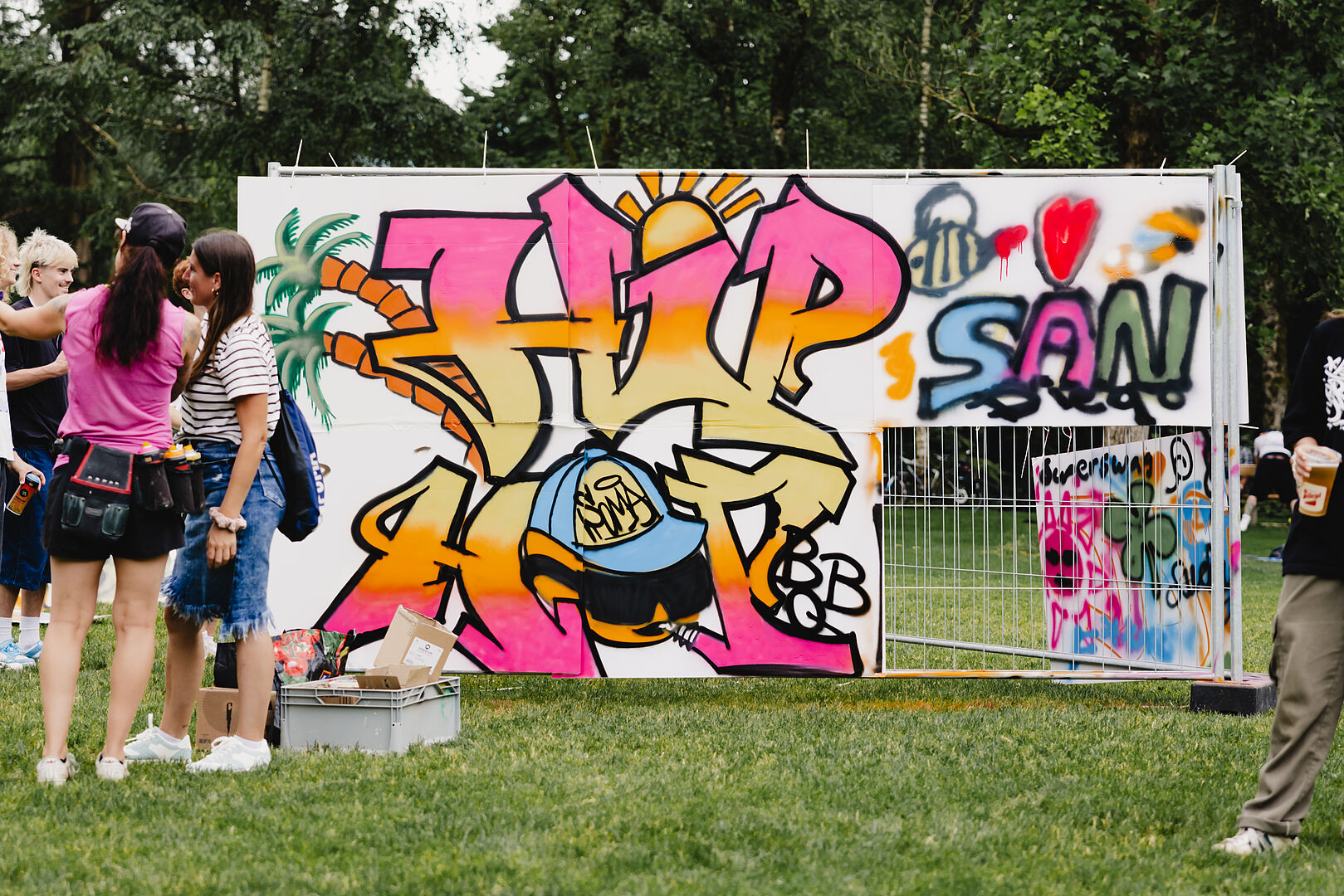 Insgesamt vier Graffiti-Workshops werden im Rahmen von Live in Salzburg im Juli und August angeboten.