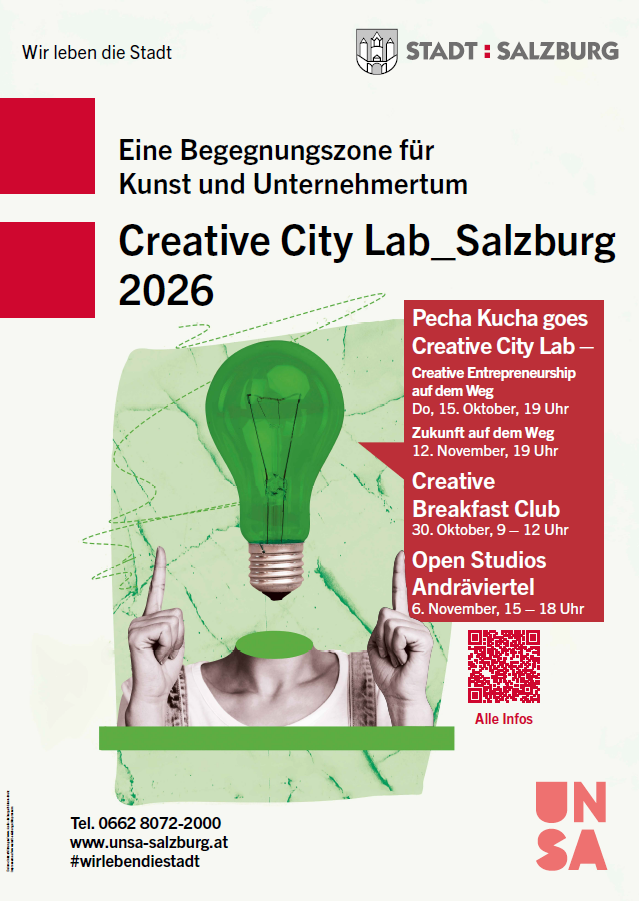Vernetzungsmöglichkeiten und Austausch stehen im Fokus der Creative City Lab_Salzburg 2026