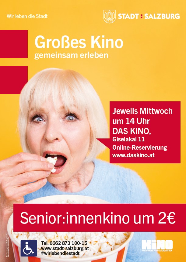 Seit 2018 ein Dauerbrenner: das Senior:innenkino im DAS Kino