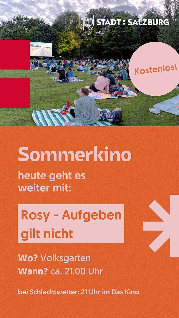 Morgen im Sommerkino: Rosy – Aufgeben gilt nicht!