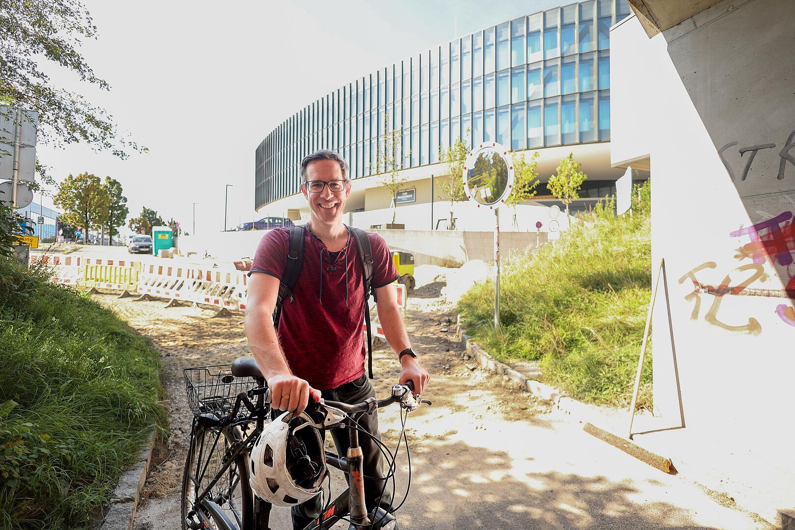 Stadt verbessert Geh- und Radweg in der Lexengasse