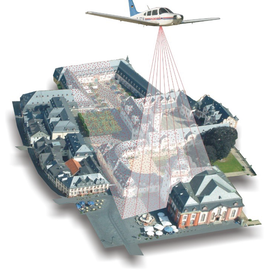 (schematische Darstellung einer ALS-Befliegung, Abb. 2)