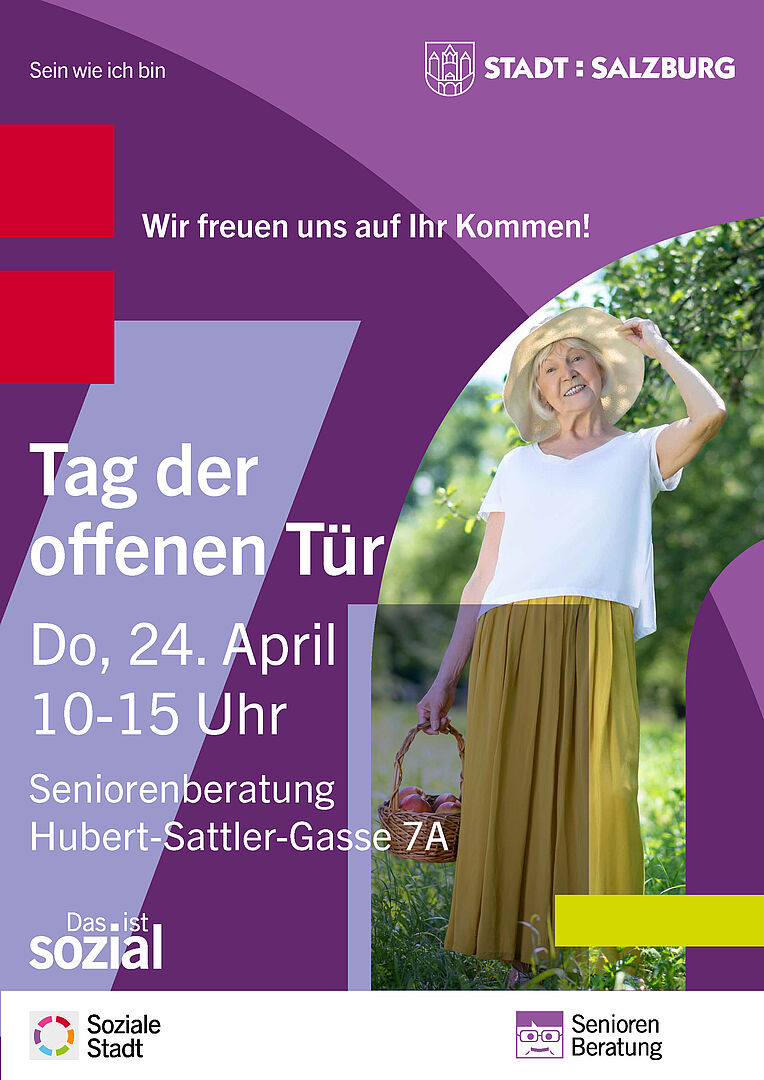Tag der offenen Tür in der Seniorenberatung der Stadt Salzburg Tag der offenen Tür in der Seniorenberatung der Stadt Salzburg