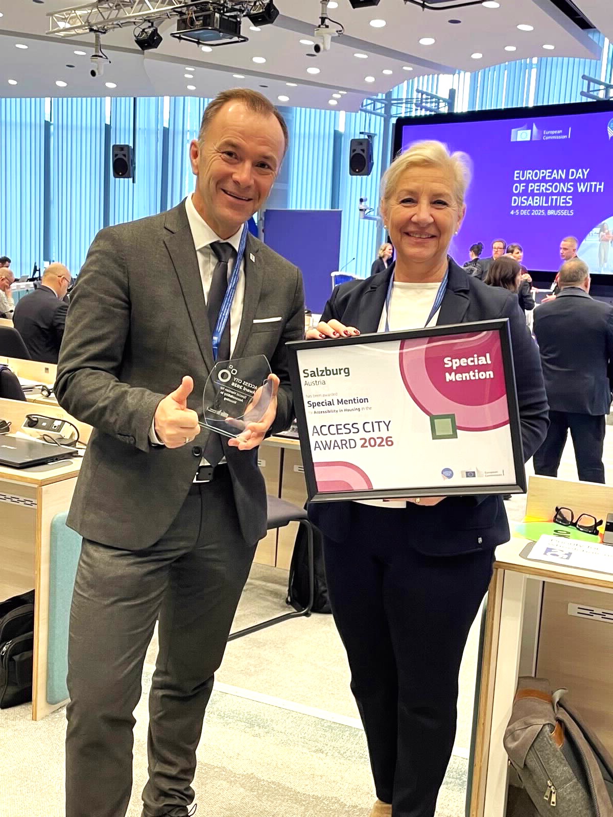 Special Mention beim Access City Award 2026