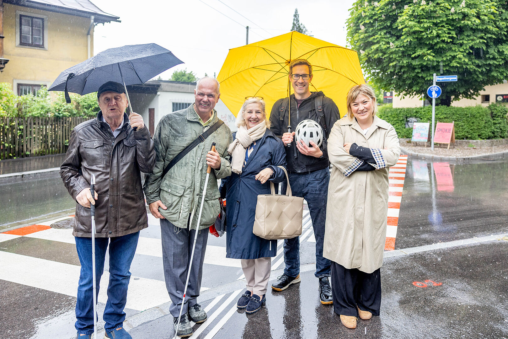 Barrierefreier Geh- und Radweg in der Reichenhaller Straße