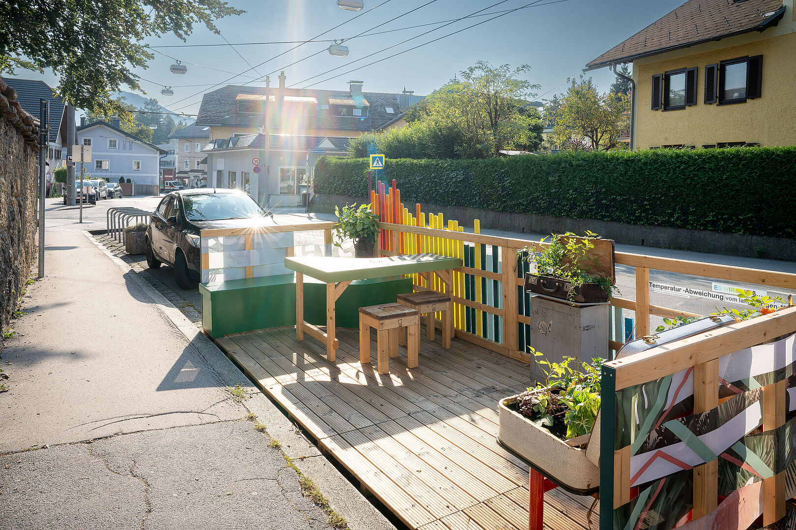 Parklet in der Siezenheimer Straße 2024 Parklet in der Siezenheimer Straße 2024