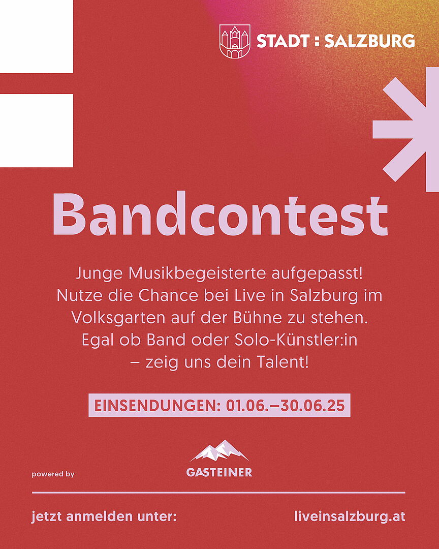 Band Contest Anmeldung ab 1. Juni Band Contest