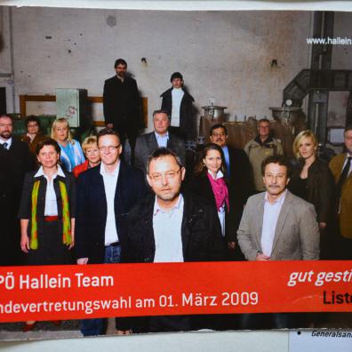 Wahlwerbung SPÖ Hallein 2009